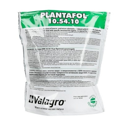 Плантафол 10-54-10 1кг (12шт) Valagro